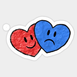 Love and Heart Broken Sticker